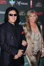 Gene Simmons, Shannon Tweed Royalty Free Stock Photo