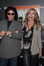 Gene Simmons, Shannon Tweed Royalty Free Stock Photo