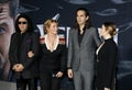 Gene Simmons, Shannon Tweed, Nick Simmons and Sophie Simmons Royalty Free Stock Photo
