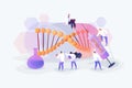 Gene therapy concept vector illustration