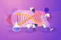 Gene therapy concept vector illustration Royalty Free Stock Photo