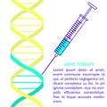 Gene therapy dna pills Royalty Free Stock Photo