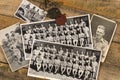 Genealogy - Old family photographs Royalty Free Stock Photo