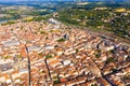 General aerial view of Agen city