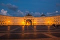 General Army Staff Building in Saint Petersburg Royalty Free Stock Photo