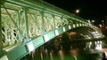 General bridge of La Motte rouge on the river Erdre in Nantes