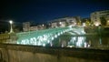 General bridge of La Motte rouge on the river Erdre in Nantes