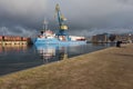 General cargo vessel JUMBO in the port of Wismar