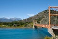 General Carrera Bridge - Bertrand Lake - Chile Royalty Free Stock Photo