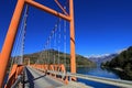 General Carrera Bridge, Carretera Austral, Chile Royalty Free Stock Photo