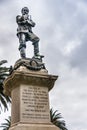 General Charles George Gordon statue in park, Melbourne, Australia