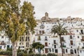 General city view, historic center of Ibiza,