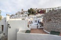 General city view, historic center of Ibiza, Spain.