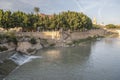 General city view, river Segura and historic buildings,Murcia,Spain.