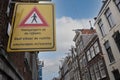 General Corona Sign Keep Distance At Amsterdam The Netherlands 26-11-2020