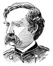 General Custer, vintage illustration