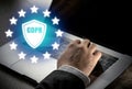 General data protection regulation GDPR concept Royalty Free Stock Photo