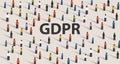 General Data Protection Regulation GDPR Concept Illustration Royalty Free Stock Photo