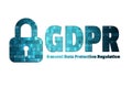 General Data Protection Regulation GDPR European Union EU Security technology background Royalty Free Stock Photo