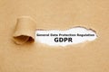 General Data Protection Regulation GDPR Royalty Free Stock Photo