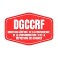 General directorate for competition policy, consumer affairs and fraud control symbol in French language