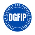General directorate of public finance in France symbol icon called DGFIP in French language