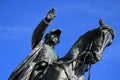 General Dufour statue, Geneva, Switzerland Royalty Free Stock Photo