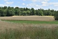 The General Field in Summer, Town of Groton, Middlesex County, Massachusetts, United States Royalty Free Stock Photo