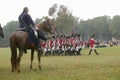 General George Washington salutes British column