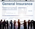 General Insurance Health Accident Financial Concept