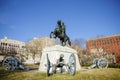 General Jackson Statue in front of the White House Royalty Free Stock Photo