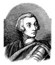 General James Oglethorpe vintage illustration