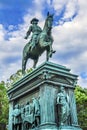 General John Logan Civil War Memorial Logan Circle Washington DC Royalty Free Stock Photo