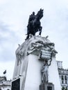 General Jose de San Martin Monument on Plaza San Martin, Lima, Peru Royalty Free Stock Photo