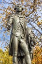 General Lafayette Statue Lafayette Park Autumn Washington DC