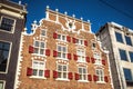 General landscape views in traditional residential buildings of Amsterdam city