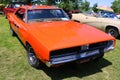 The General Lee is an orange 1969 Dodge Charger