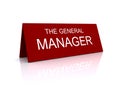 General Manager sign