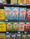 General Mills Chex Brand Cereal on Display at Walmart Shelves Royalty Free Stock Photo