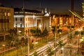 General Post Office in Dublin on O`Connell Street. Ireland by night Royalty Free Stock Photo