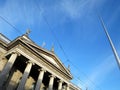 General Post Office and the Spire of Dublin (Monument of Light) on O'Connell Street in Dublin, IRELAND