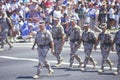 General Schwarzkopf and Soldiers Marching in Parade, Washington, D.C.