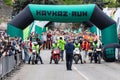 The general start of the participants of the annual Pyatigorsk Half Marathon