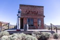 General store with a gas pump in front of it