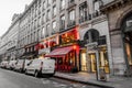 General street view from Paris, the French capital