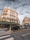 General street view from Paris, the French capital