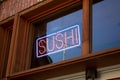 General sushi neon sign Royalty Free Stock Photo