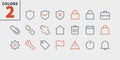 General UI Pixel Perfect Well-crafted Vector Thin Line Icons 48x48 Ready for 24x24 Grid for Web Graphics and Apps with