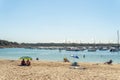 General view of the beach of Colonia de Sant Jordi