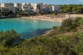 General view of Cala Marsal beach Royalty Free Stock Photo